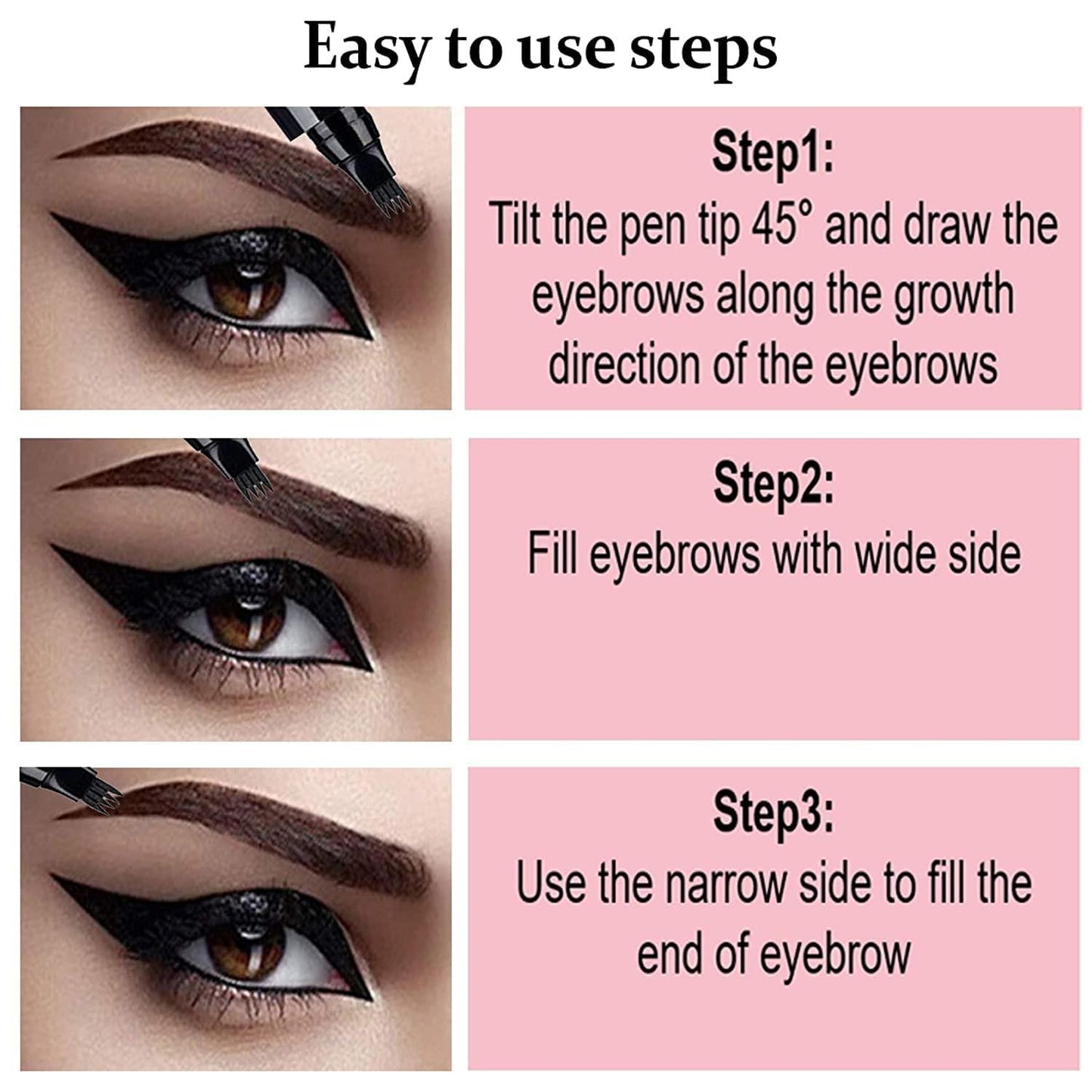 ✨Last Day Promotion 50% Off for Today Only! ✨ 4-Point Waterproof / Sweat-Proof Microblading Eyebrow Pen (5/5⭐⭐⭐⭐⭐)