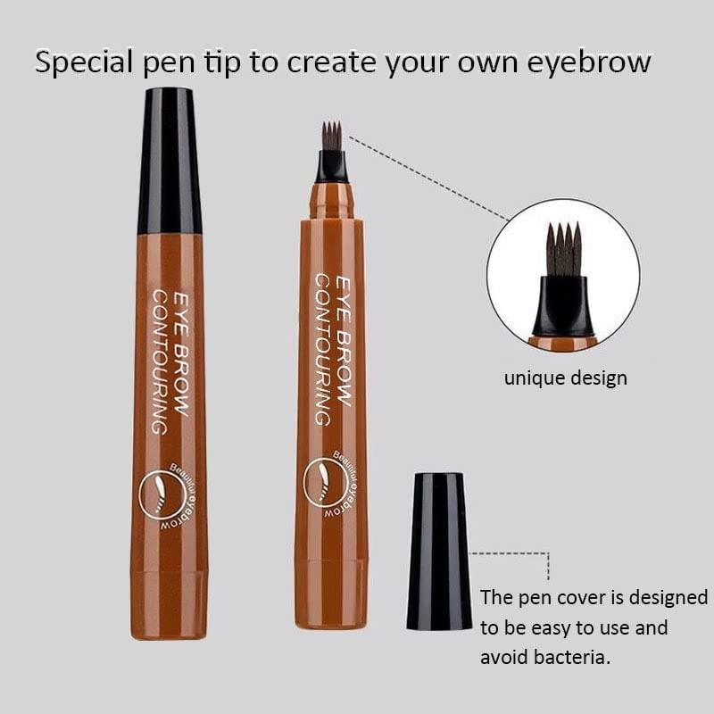 ✨Last Day Promotion 50% Off for Today Only! ✨ 4-Point Waterproof / Sweat-Proof Microblading Eyebrow Pen (5/5⭐⭐⭐⭐⭐)