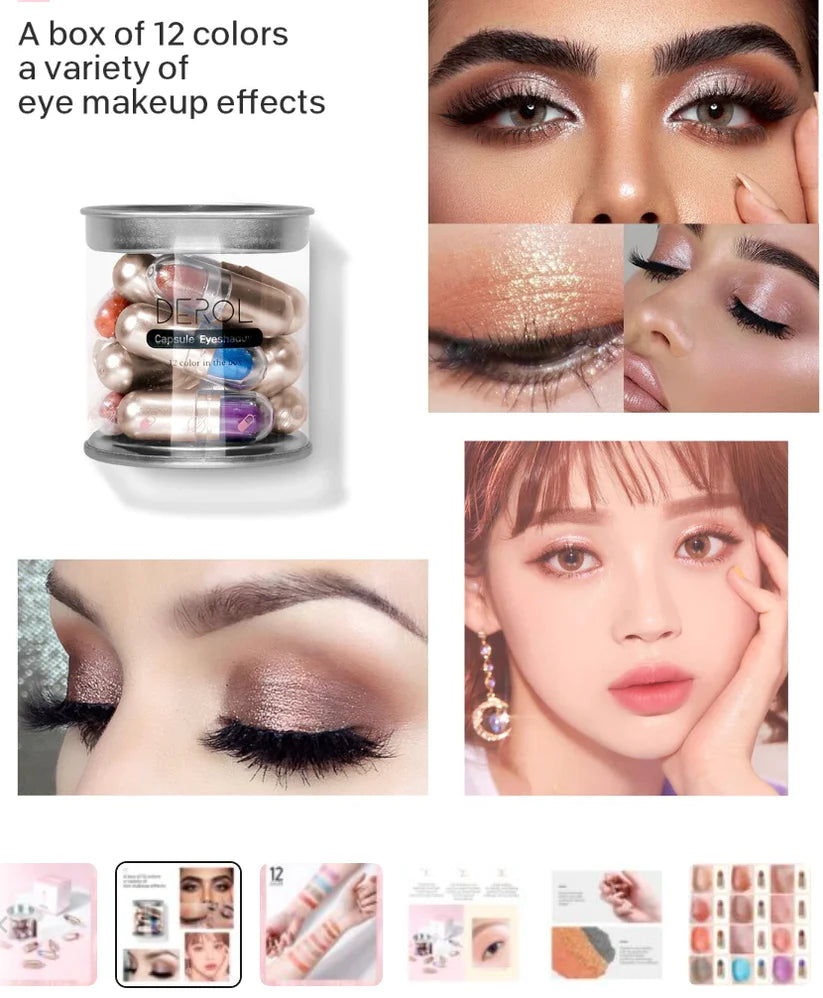 ✨Imported Waterproof Eyeshadow Pack of 12
