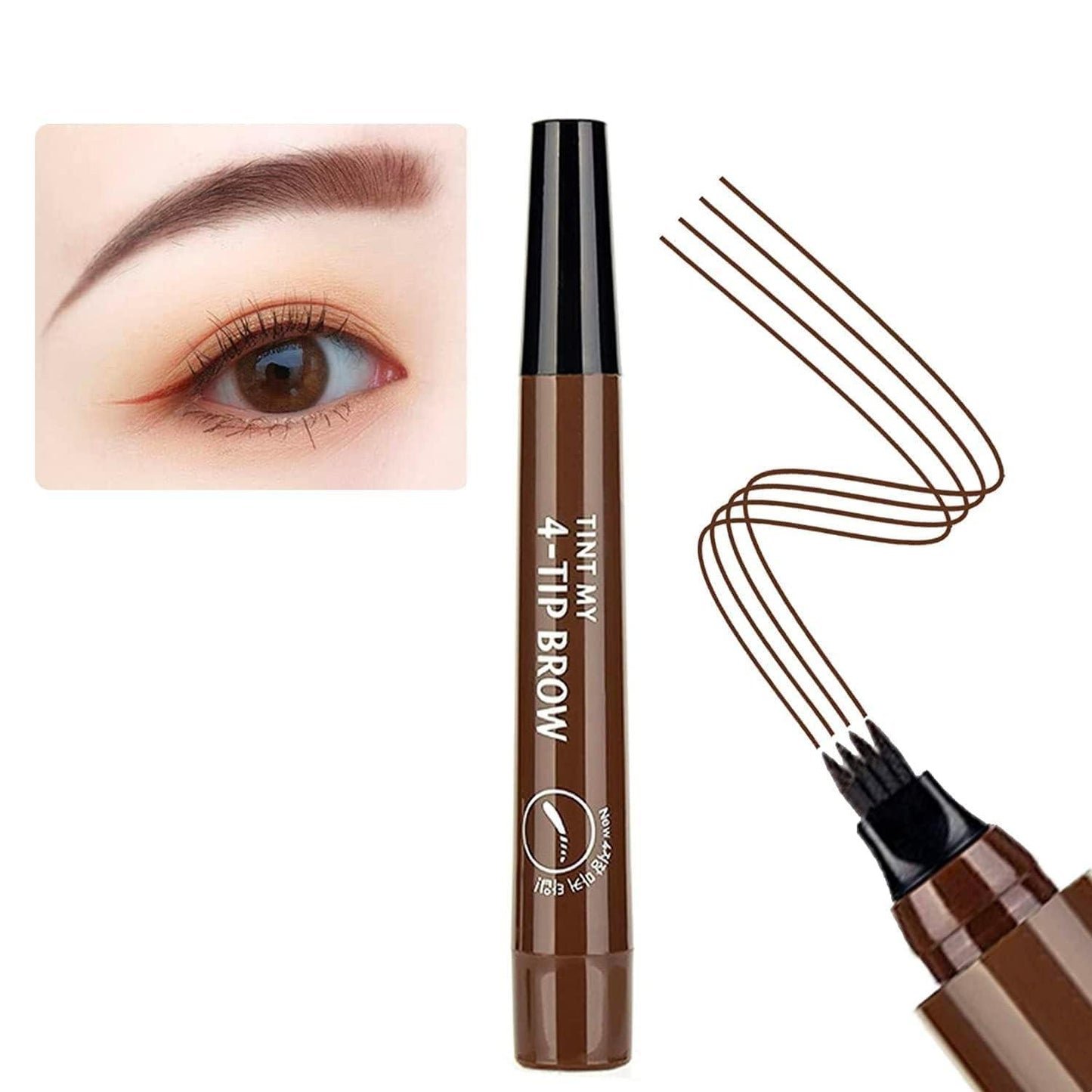 ✨Last Day Promotion 50% Off for Today Only! ✨ 4-Point Waterproof / Sweat-Proof Microblading Eyebrow Pen (5/5⭐⭐⭐⭐⭐)