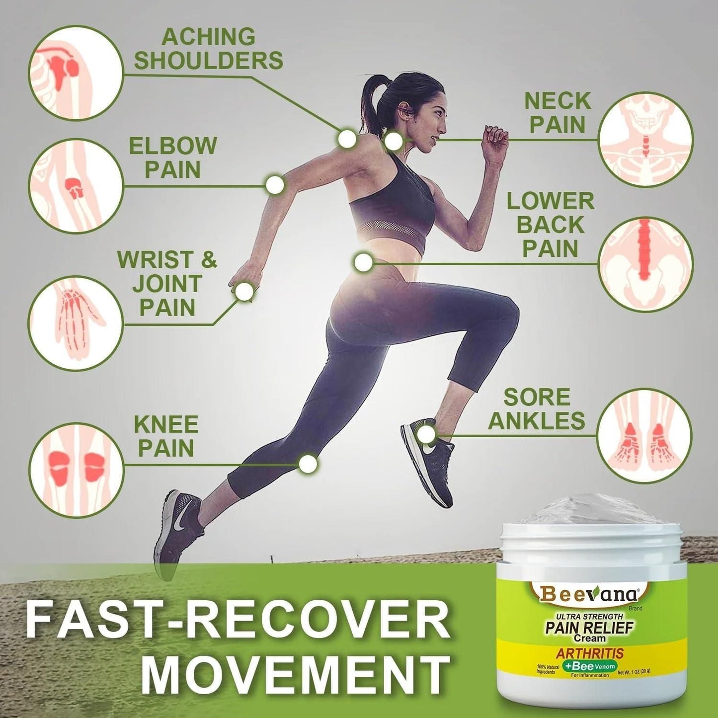 ❤️New Zealand's Discovery❤️ Bee Venom Joint and Bone Therapy Cream ( Buy 1, Get 1 FREE! 💕, Pack of 2) 🏆🏆 AWARD WINNING PRODUCT