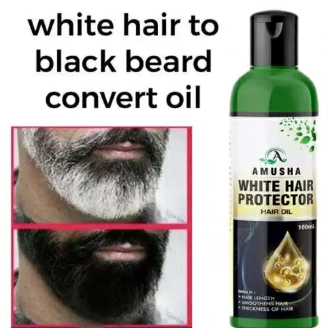 White Hair Protector Hair Oil - ❤️For Both Men & Women❤️🔥BUY 1 GET 1 FREE 🔥