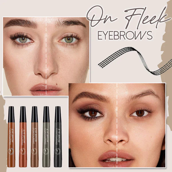 ✨Last Day Promotion 50% Off for Today Only! ✨ 4-Point Waterproof / Sweat-Proof Microblading Eyebrow Pen (5/5⭐⭐⭐⭐⭐)