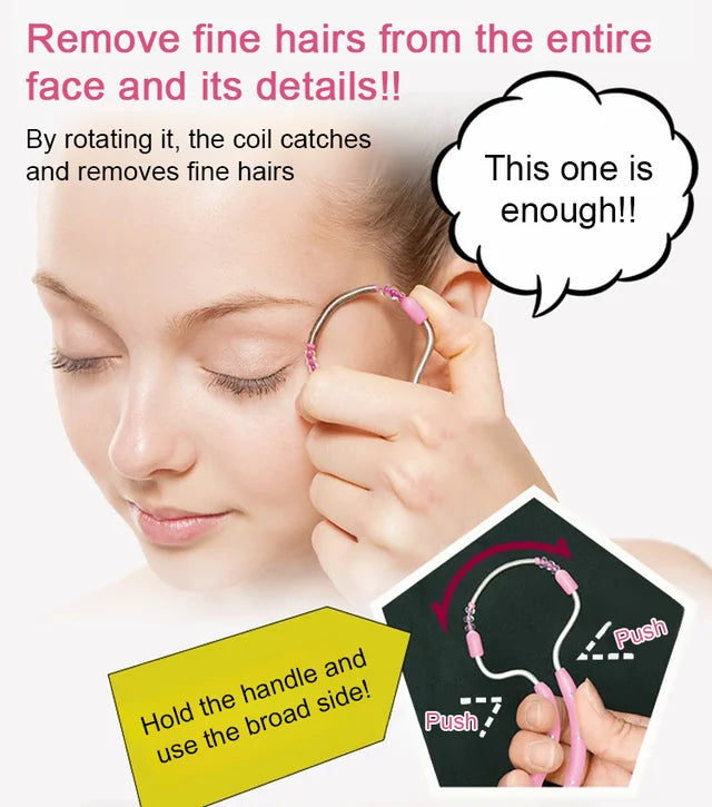 🔥 Hot Selling 🔥 DermaSilk™️ Painless Facial Hair Remover (Buy 1 Get 1 Free) - Pack Of 2