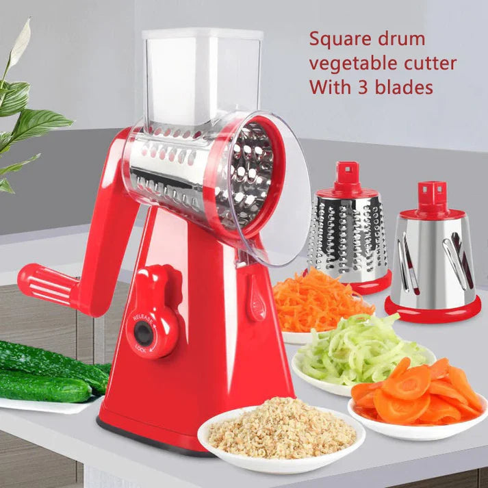 4 in 1 Rotary Vegetable Cutter & Slicer - Kitchen Gadget🔥 (⭐⭐⭐⭐⭐ 4.9 / 5 Reviews)