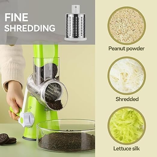 4 in 1 Rotary Vegetable Cutter & Slicer - Kitchen Gadget🔥 (⭐⭐⭐⭐⭐ 4.9 / 5 Reviews)