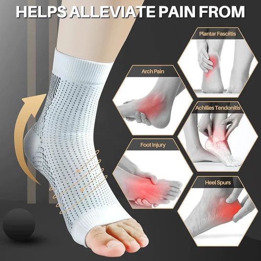 Bamboo Compression Swelling/Pain Healing Socks (Pack of 2)