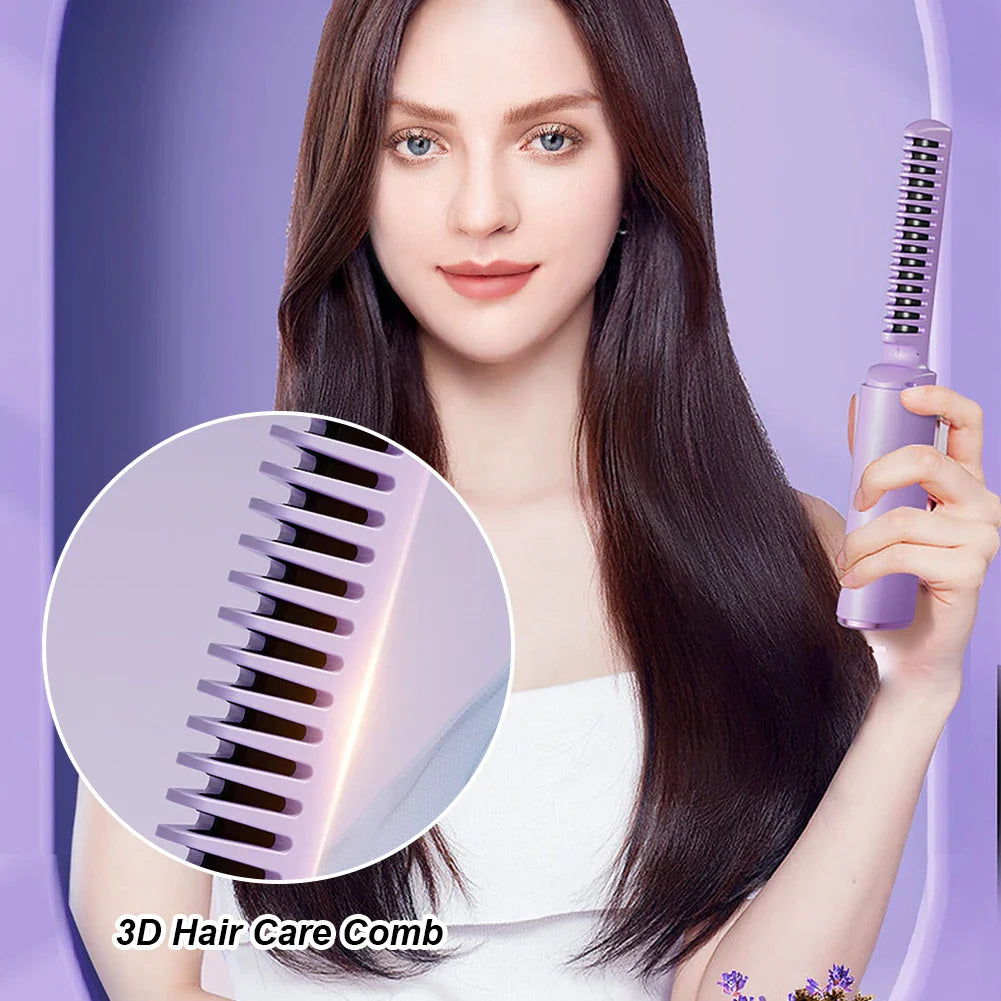 2 in 1 Wireless Hair Styling Comb ❤️For Both Men And Women❤️(5/5⭐⭐⭐⭐⭐)