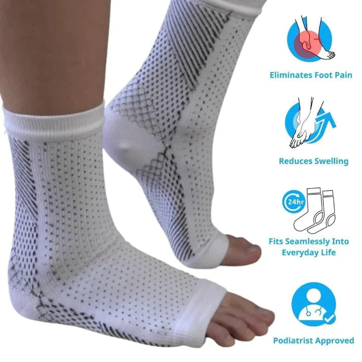 Bamboo Compression Swelling/Pain Healing Socks (Pack of 2)