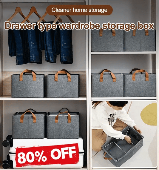 🔥HOT SALE🔥 Multi-functional Folding Wardrobe Clothes Organizer ❤️ Buy 2 get 1 Free❤️ (Pack of 3)