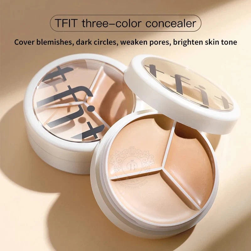 BlendBeauty Trio™️ 3 in 1 Cover Up Pro Concealer Palette