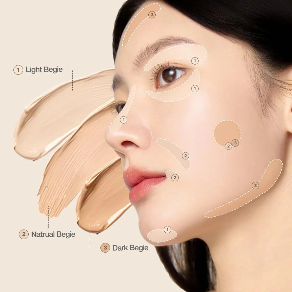 BlendBeauty Trio™️ 3 in 1 Cover Up Pro Concealer Palette