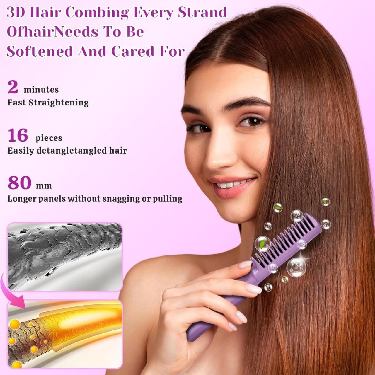 2 in 1 Wireless Hair Styling Comb ❤️For Both Men And Women❤️(5/5⭐⭐⭐⭐⭐)