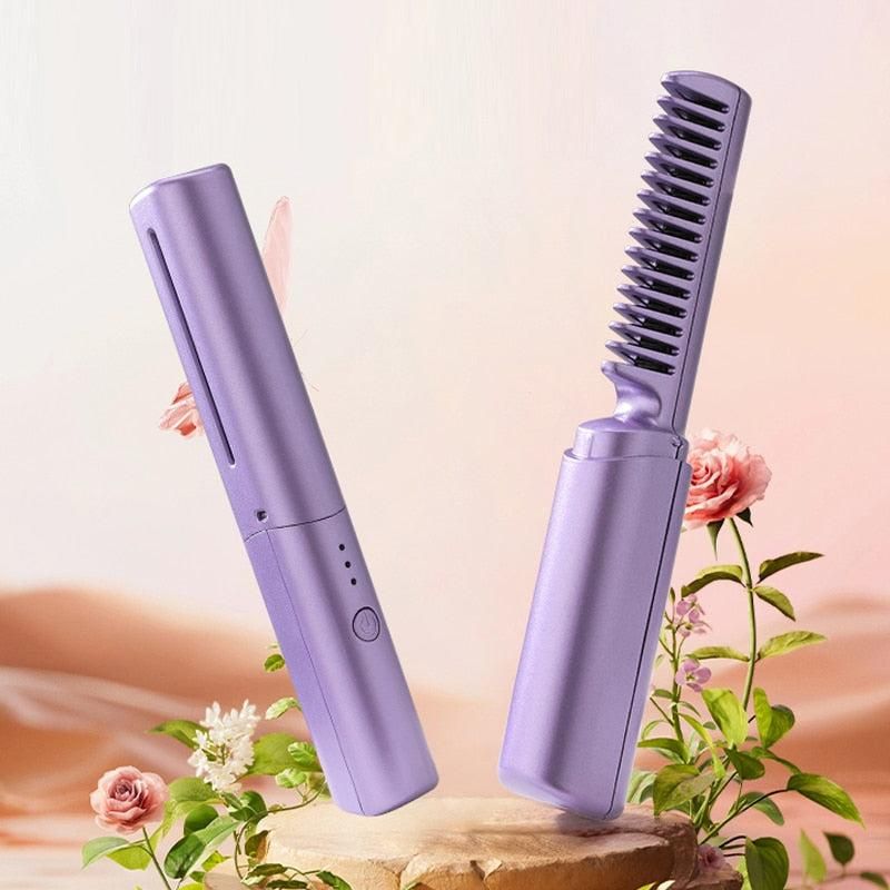 2 in 1 Wireless Hair Styling Comb ❤️For Both Men And Women❤️(5/5⭐⭐⭐⭐⭐)